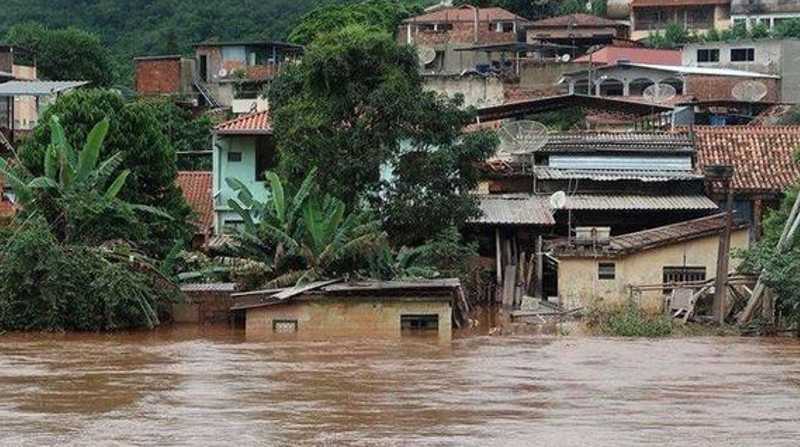 Las lluvias provocaron inundaciones y desapariciones. Foto: Internet