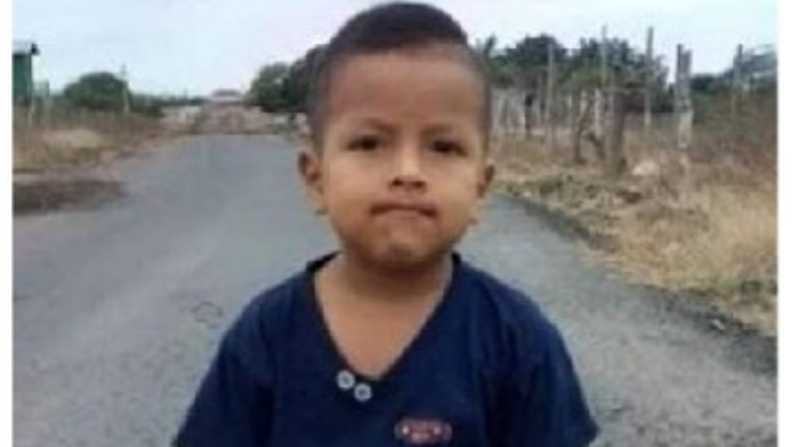 Ezequiel de 4 años de edad desapareció el lunes a las 17:30 en El Progreso. Foto: Cortesía Policía