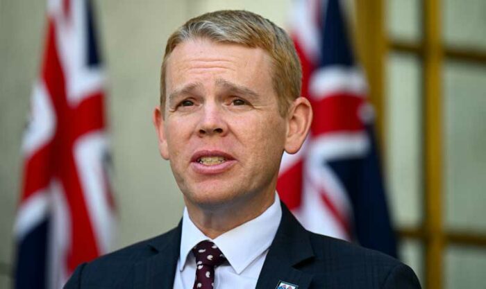 El primer ministro de Nueva Zelanda, Chris Hipkins, confirmó el secuestro del piloto. Foto: EFE