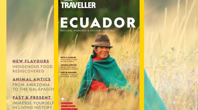 La publicación tendrá 50 páginas dedicadas a Ecuador. Foto: Cortesía