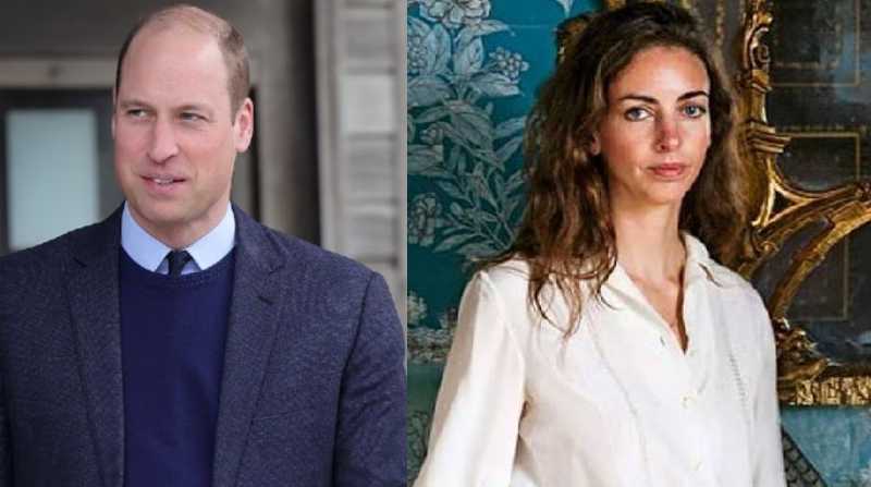 El príncipe Guillermo y Rose Hanbury fueron vistos juntos. Foto: Internet
