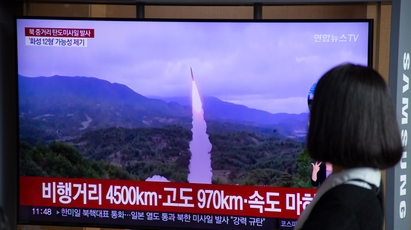 Se trata del undécimo lanzamiento realizado este año por Corea del Norte. Foto: EFE
