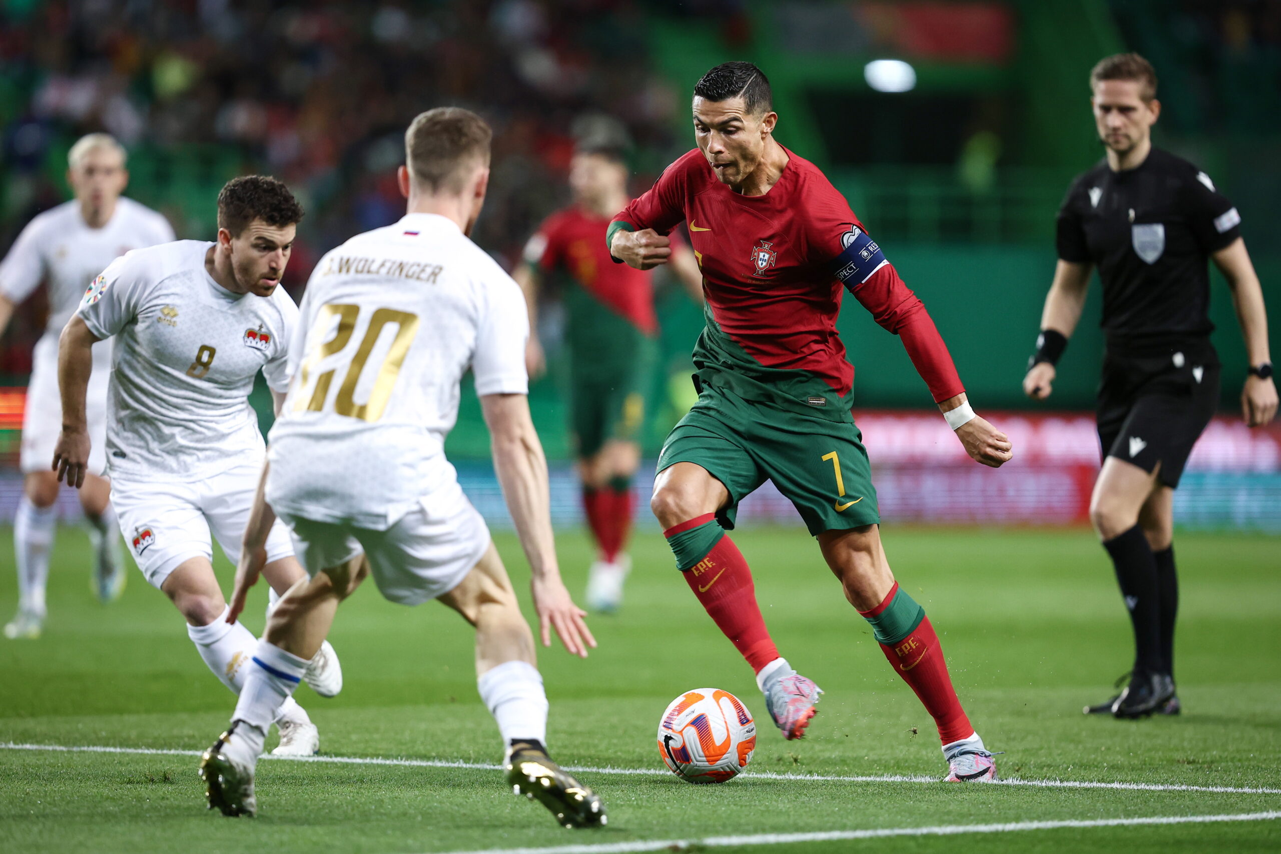 Cristiano Ronaldo marcó otro récord mundial con la selección de Portugal. Foto: EFE