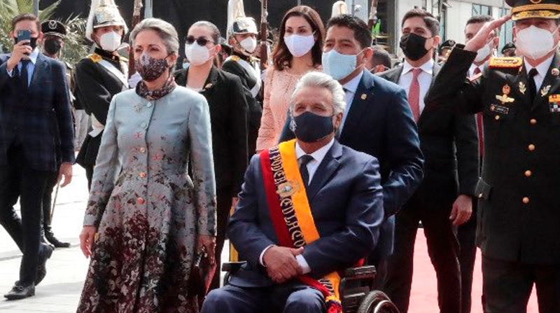 Actualmente, Lenín Moreno y su esposa deben presentarse cada 15 día en la Corte Nacional. Foto: Twitter Lenín Moreno
