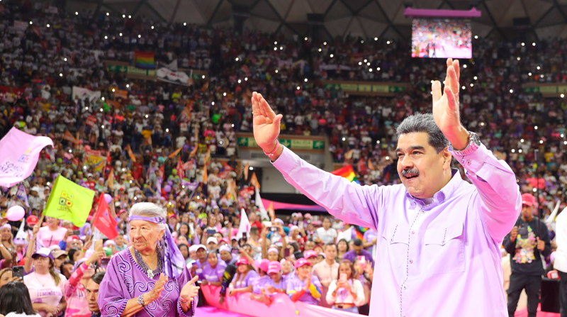 Maduro compartió un video para rememorar el momento de su juramentación el 8 de marzo de 2013. Foto: EFE