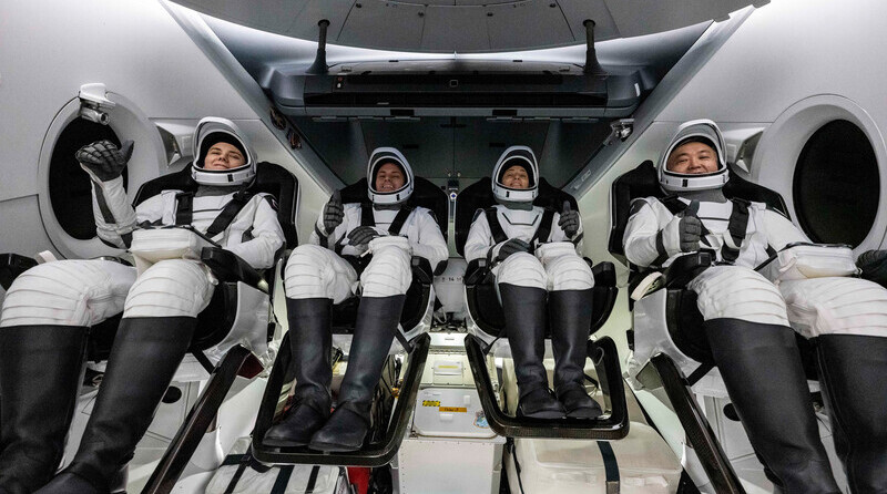 Los astronautas -tres estadounidenses y un canadiense- viajarán a bordo de la nave espacial Orion de la NASA. Foto: @NASA
