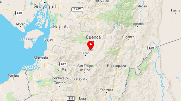 Un sismo de 3.2 se registró en la ciudad de Cuenca este miércoles, 22 de marzo de 2023. Foto: Twitter