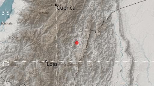 Dos sismos se registraron en el sur de Ecuador la madrugada de este miércoles, 29 de marzo de 2023. Foto: Twitter