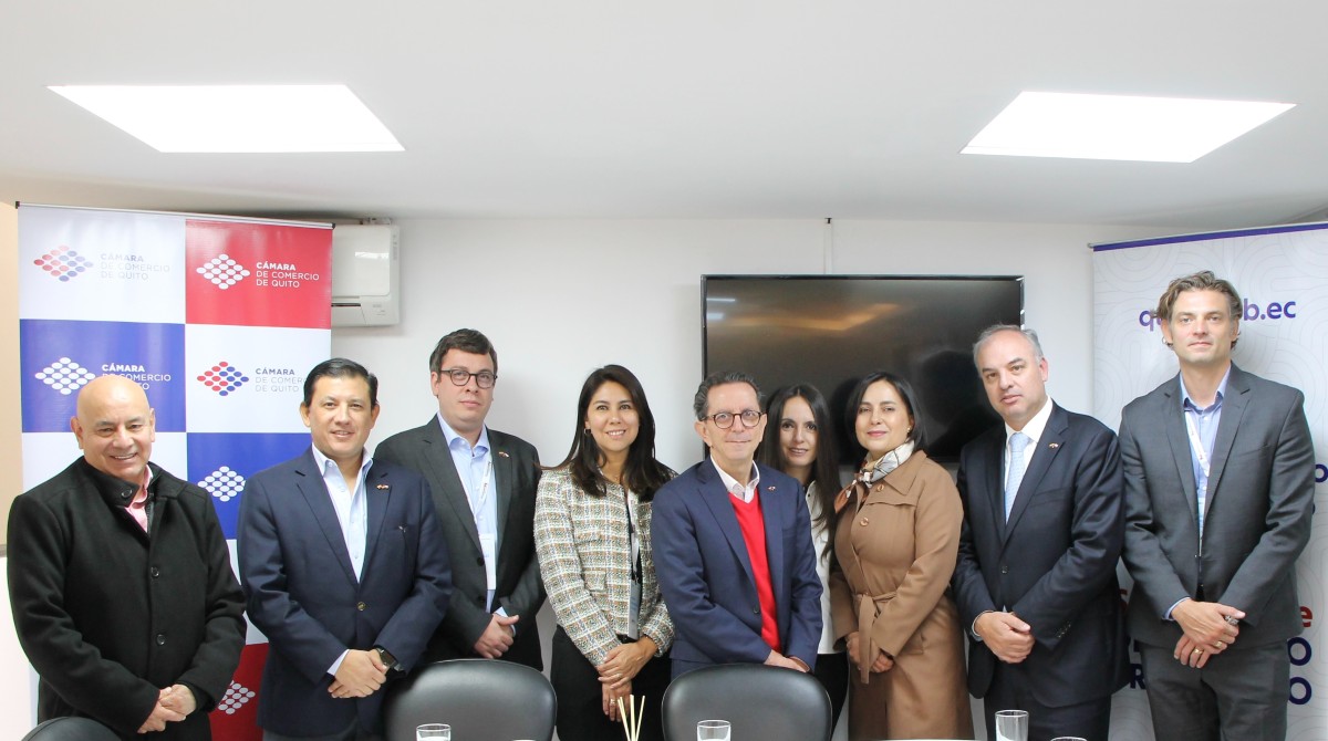 Los empresarios de Chile se reunieron el 13 y 14 de marzo del 2023 en Quito para ver oportunidades de inversión y expansión de sus negocios. Foto: Cortesía / Cámara de Comercio de Quito
