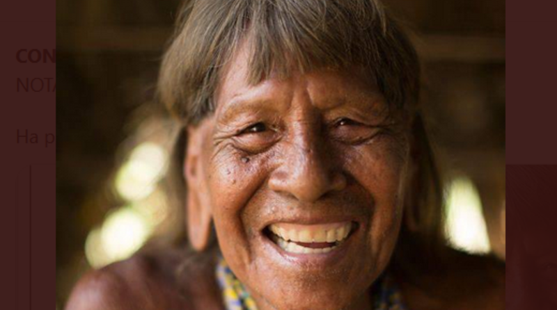 Baihua era uno de los líderes de la comunidad amazónica waorani. Foto: Twitter Confenaie