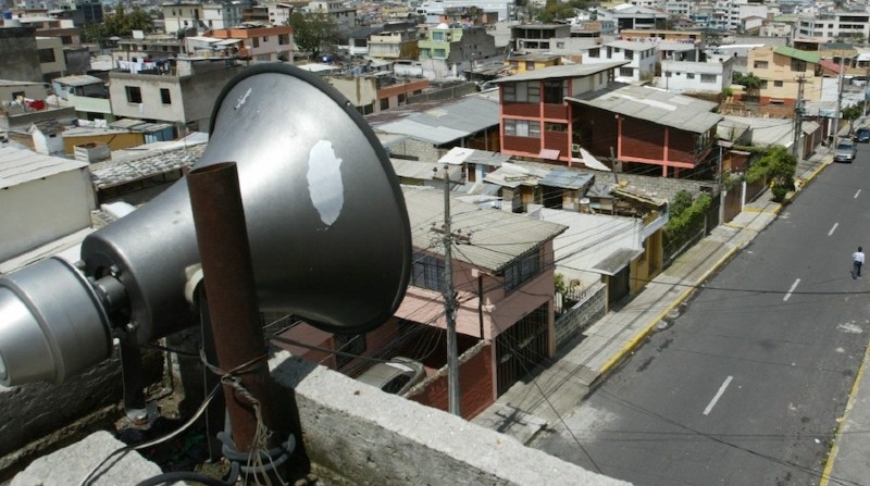 En El Inca, en el norte de los moradores cuentan con alarmas comunitarias. Foto: Archivo