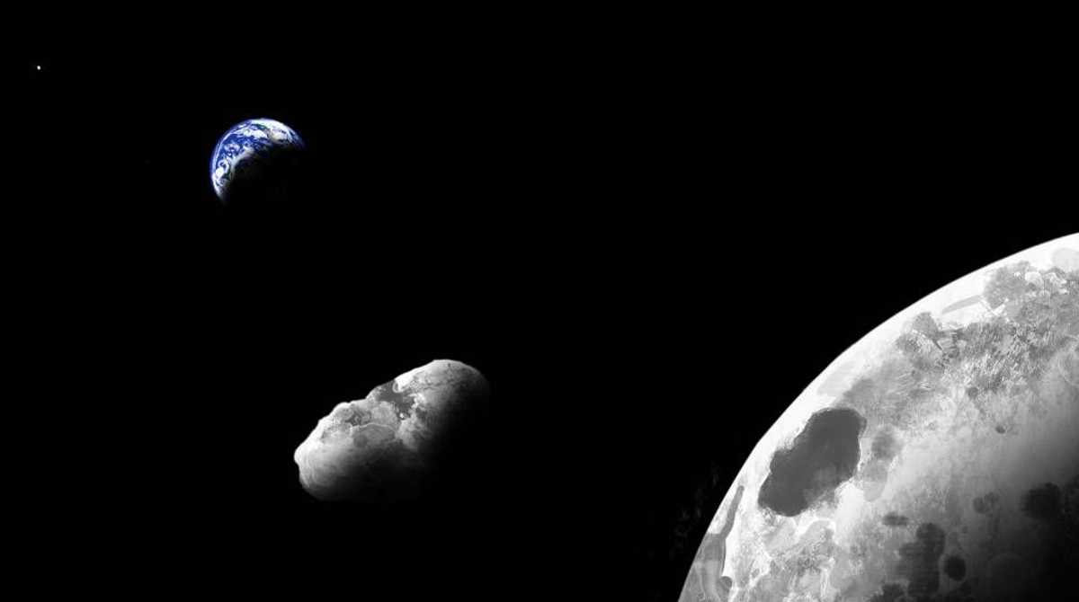 Imagen referencial. Un asteroide pasará cerca de la tierra y la luna este sábado. Foto: Internet