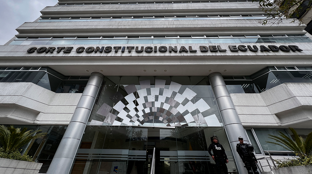 El Pleno de la Corte Constitucional entró a debatir sobre el juicio político contra Guillermo Lasso. Foto: Patricio Terán / EL COMERCIO