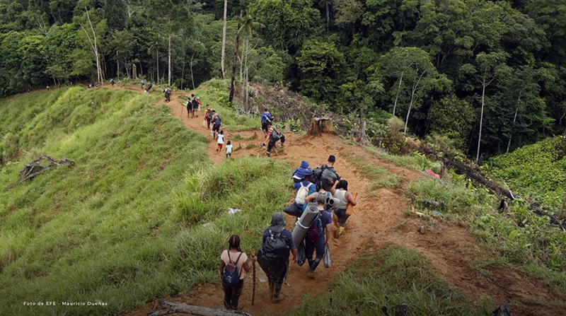 Comisión de Movilidad Humana pide a la Cancillería y Ministerio del Interior articular trabajo para investigar sobre minas antipersonales en ruta de migrantes. Foto: EFE