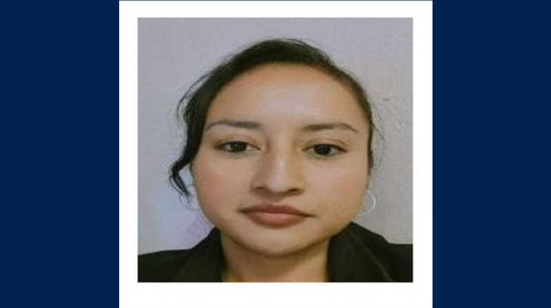 La joven Tania Tingo está desaparecida desde el lunes 6 de marzo. Foto: Cortesía Twitter Fiscalía