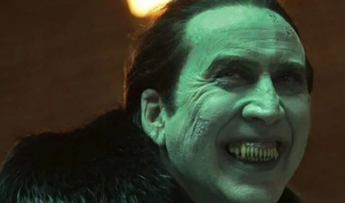 Nicolas Cage, en su papel de Drácula en 'Renfield'. Foto: Skybound Entertainment