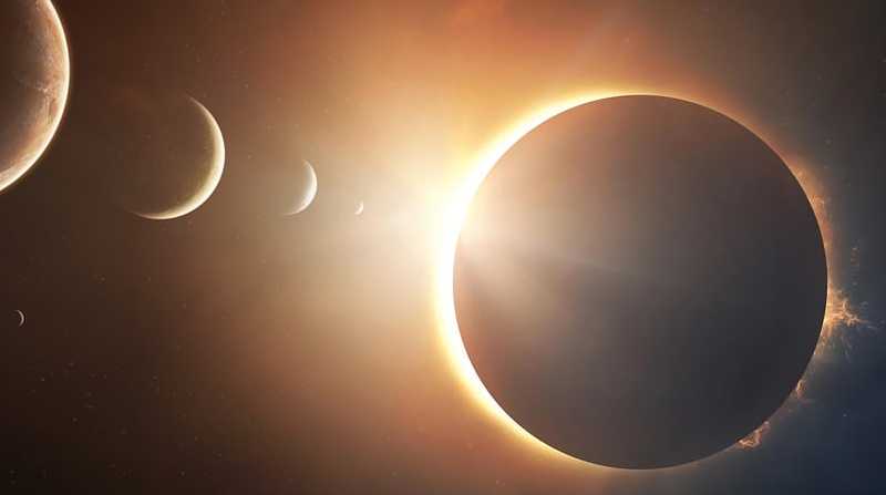 Este 2023 serán cuatro eclipses a lo largo del año. Foto: Internet