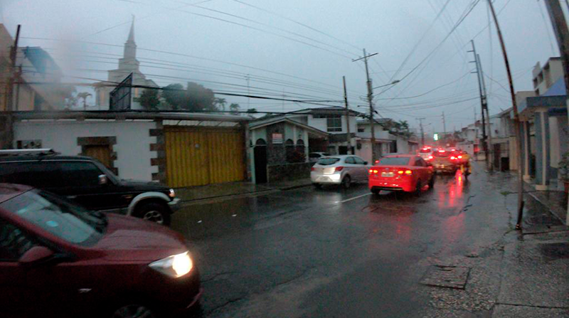 Guayaquil fue una de las ciudades afectadas por las intensas lluvias. Foto: Enrique Pesantes / EL COMERCIO