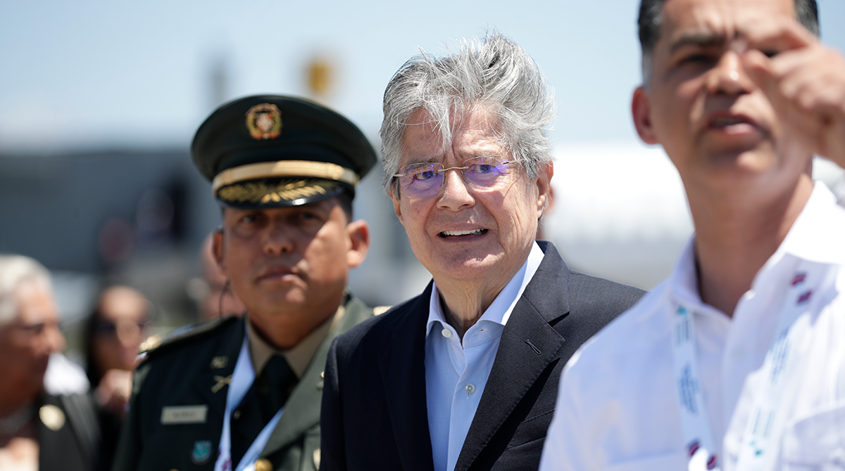 El presidente Guillermo Lasso atraviesa una crisis desde la denuncia de supuestos casos de corrupción y está en marcha un pedido de juicio político. Foto: EFE.