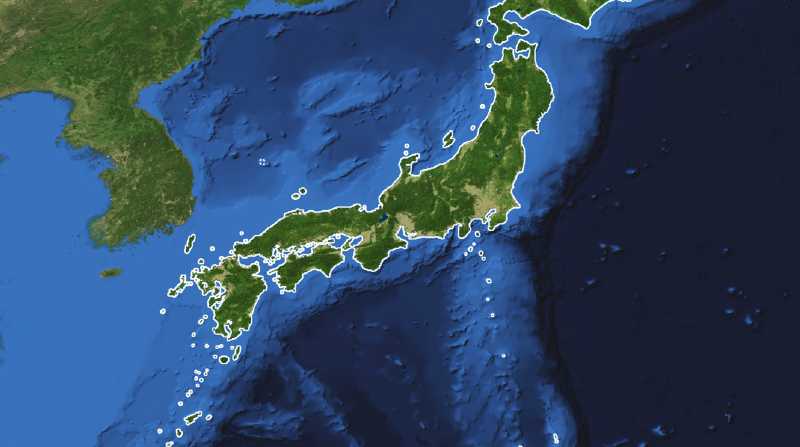 La cartografía digital ayudó a Japón en actualizar su número de islas. Foto: Cortesía Twitte