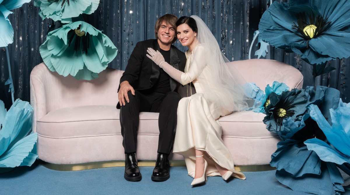 La cantante italiana Laura Pausini se casó con su pareja, Paolo Carta. Foto: Dmoore Agency/ EFE