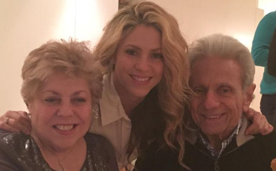 Tanto la madre como el padre de Shakira padecen mermas en su salud. Foto: Instagram Shakira