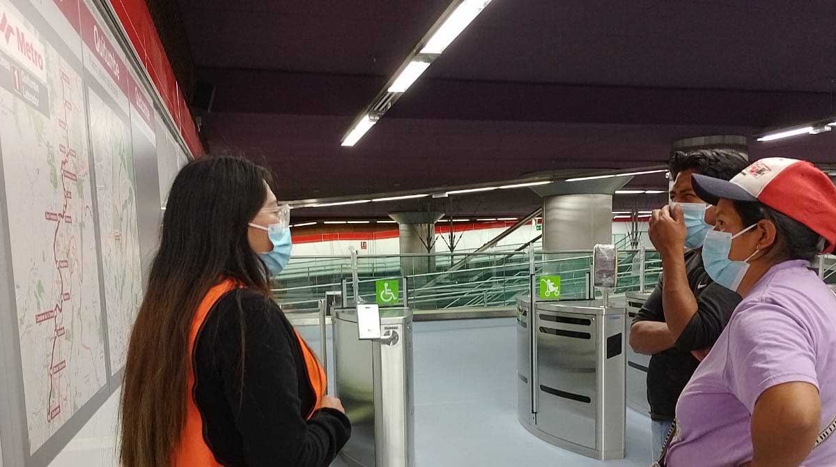 Desde mediados de abril, los usuarios que aborden el Metro de Quito deberán cancelar el pasaje. Diego Pallero/EL COMERCIO