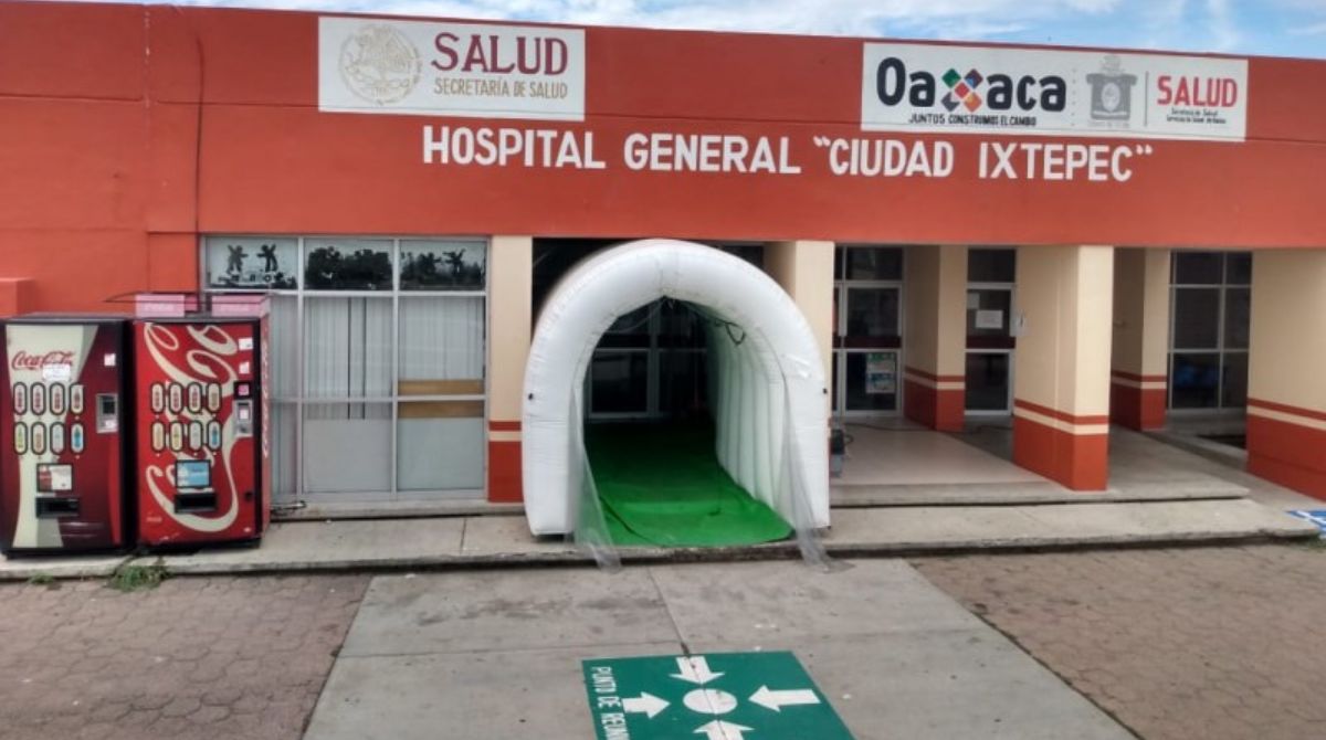 En un hospital de Ixtepec, Oaxaca, en México, una menor de dos años nueve meses falleció. Foto: Dirección de Salud Oaxaca
