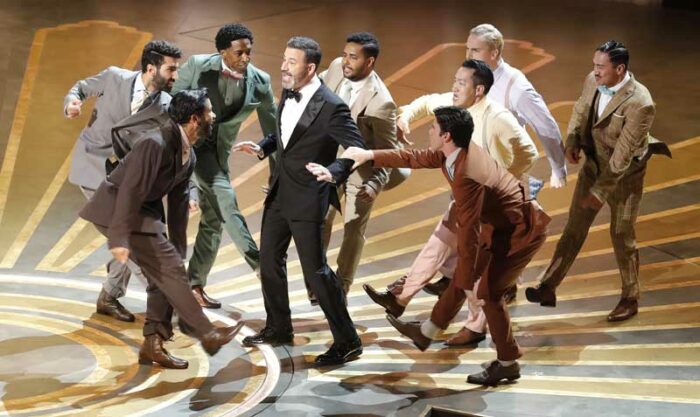 La gala de entrega de los Premios Oscar arrancó con la presentación del cómico Jimmmy Kimmel. Foto: EFE