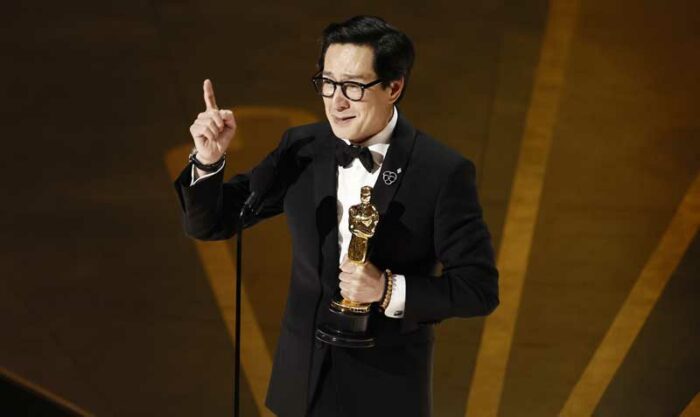 Ke Huy Quan ganó el Oscar a Mejor Actor de Reparto por 'Todo en todas partes al mismo tiempo'. Foto: EFE