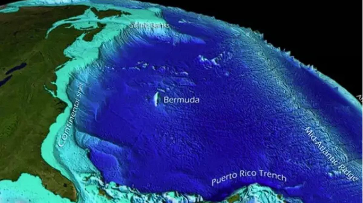 Captura por satélite de las aguas de la cuenca occidental del Océano Atlántico. Foto: NOAA´s National Environmental Satellite and Inform