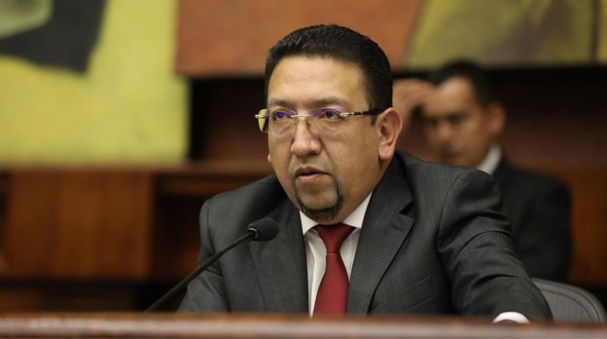 Virgilio Saquicela, presidente de la Asamblea Nacional. Foto: Twitter Virgilio Saquicela