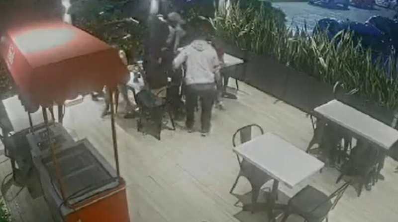 En video quedó registrado el secuestro en Daule. Foto: Cortesía Twitter