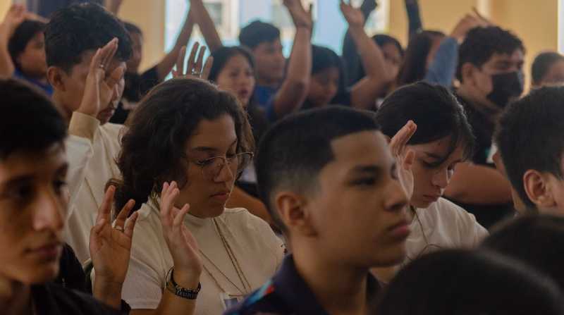Jóvenes y familias se preparan celebrar la Semana Santa en Ecuador. Foto: Cortesía Facebook Arquidiócesis de Guayaquil