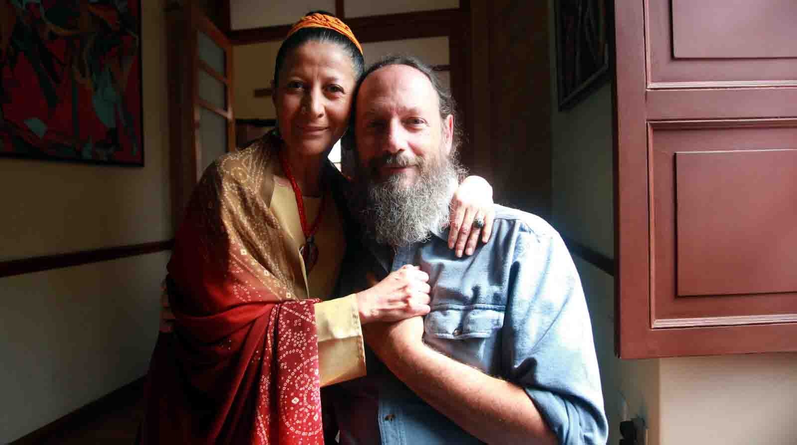 Susana Reyes y Moti Deren, una pareja unida por el arte y la espiritualidad. Foto: Archivo EL COMERCIO