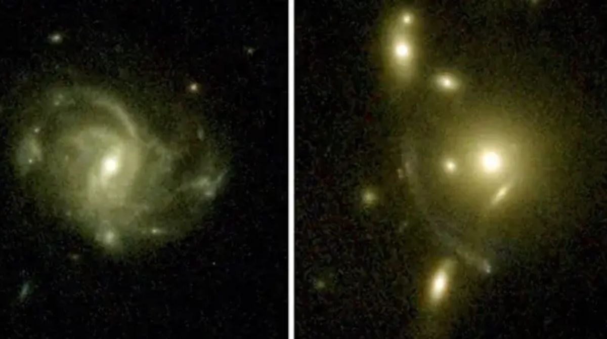 Imágenes de galaxias de ejemplo seleccionadas de la primera época de observaciones. Foto: Cosmos-Web