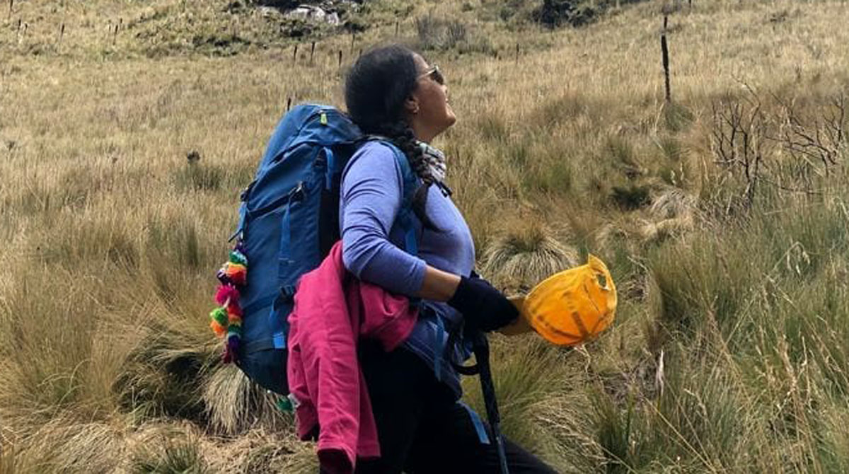 Una salida al Cerro Pondoña se realizará el sábado 4 de marzo del 2023. Es parte parte del encuentro Mujeres con Corazón de Montaña 2023. Foto: Yanasacha Warmis