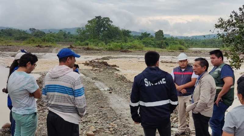 En Zamora Chinchipe hay susceptibilidad por inundación en el cantón El Pangui. Foto: Cortesía Twitter Riesgos Ecuador