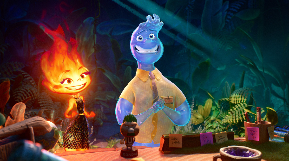 Fotografía cedida por Pixar, que muestra un fotograma de la nueva película Elemental. EFE/Pixar