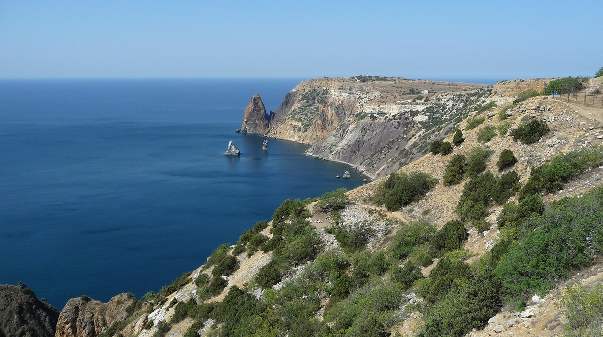 Imagen referencial. Playa Mar Negro en Ucrania, junto a otras playas están cerradas por peligros. Foto: Pixabay