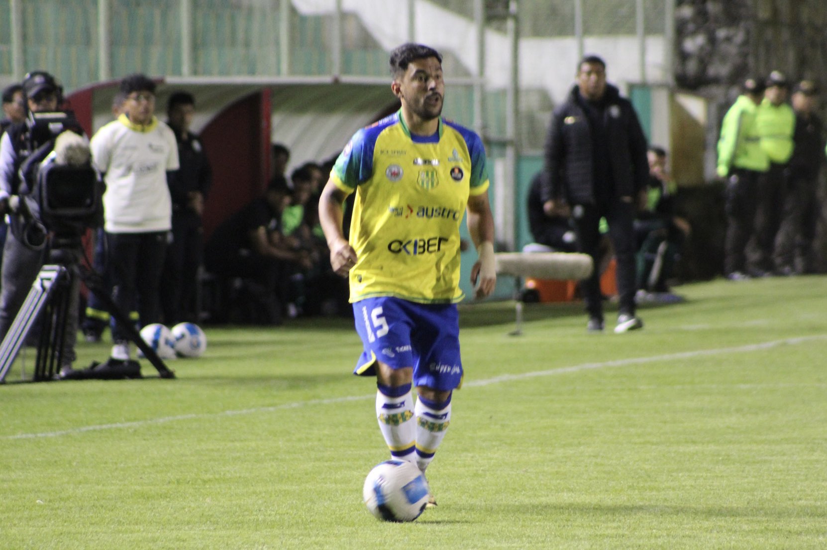 Joaquín Vergés anotó el gol de la victoria de Gualaceo sobre Universidad Católica. Foto: Gualaceo