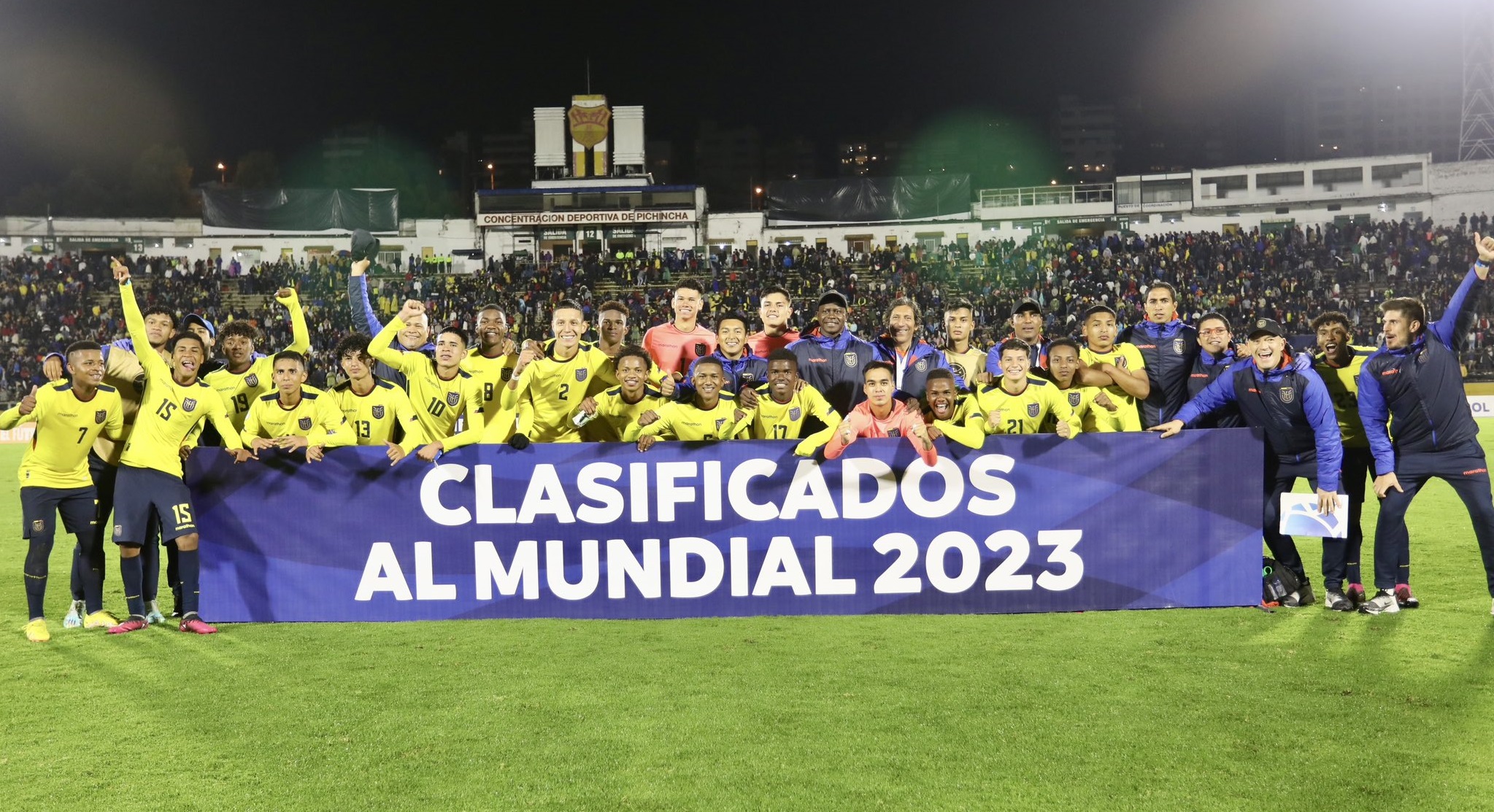 La Selección de Ecuador Sub-17 se conformó con jugadores de siete clubes y se clasificó al Mundial. Foto: FEF