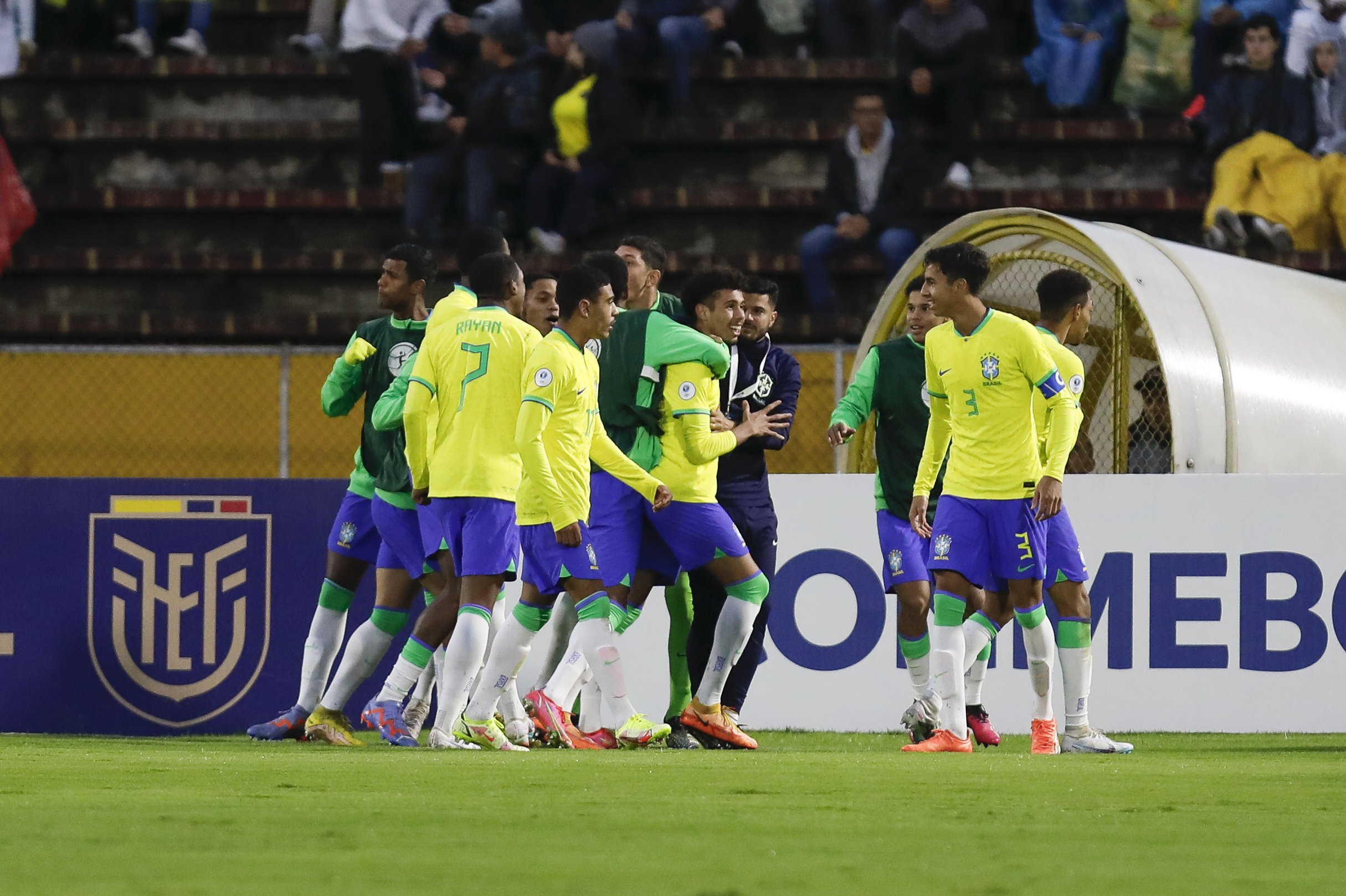 Brasil derrotó a Argentina en el Sudamericano Sub-17. Foto: Conmebol