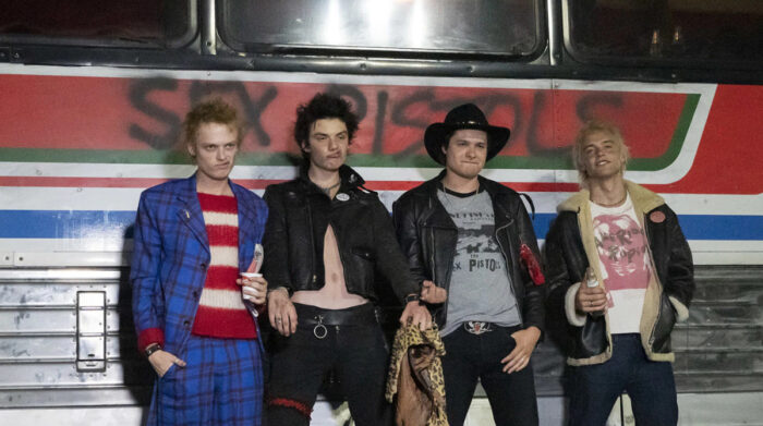 El grupo Sex Pistols, en el documental 'Pistol'. Foto: Star+.