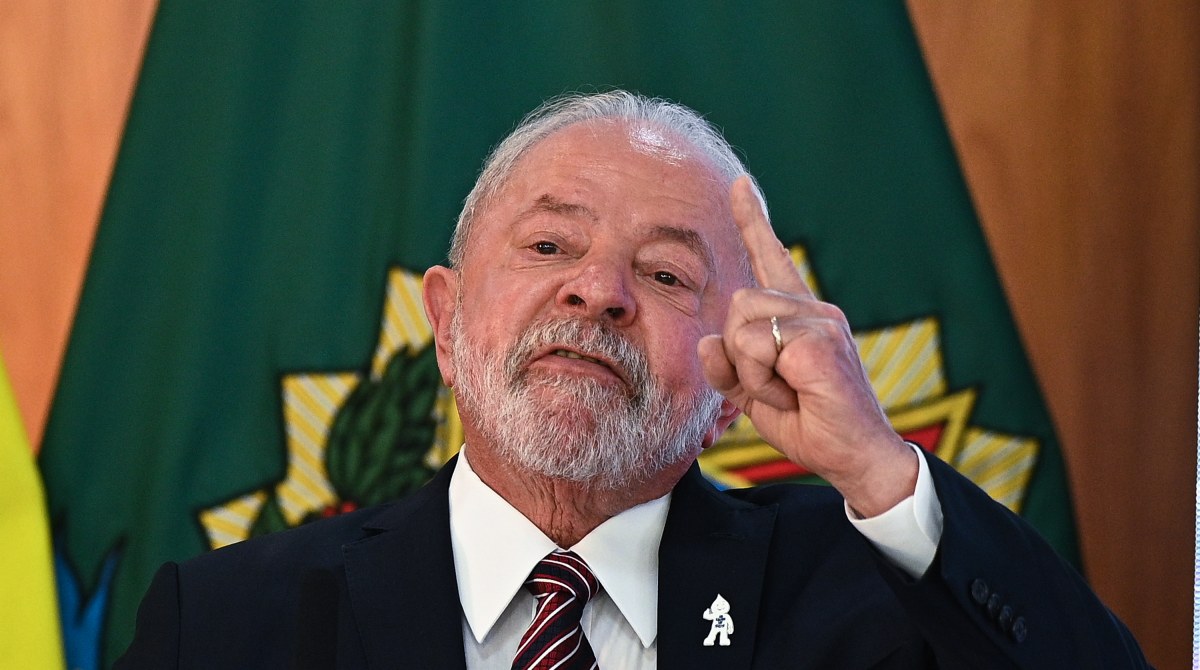 Lula da Silva se reunió este lunes 10 de abril de 2023 con todo su gabinete en el Palacio de Planalto para hacer un balance de los primeros 100 días de su Gobierno. Foto: EFE