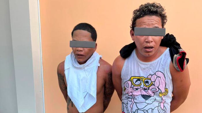 Alias 'Chango' y alias 'Coco' están entre los cinco detenidos tras ataque en Esmeraldas. Foto: Twitter @CapiZapataEC