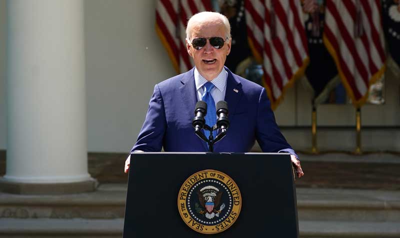 Joe Biden anunció que se suspenden temporalmente las operaciones de la Embajada de Estados Unidos en Sudán. Foto: EFE