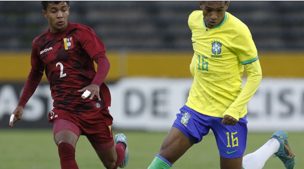La selección de Brasil ganaba 2 a 0 cuando vino el descuento de Venezuela. Foto: Twitter DSports
