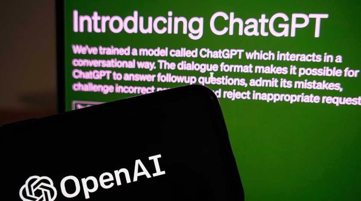 Vista de la página de introducción de ChatGPT de OpenAI. Foto: EFE