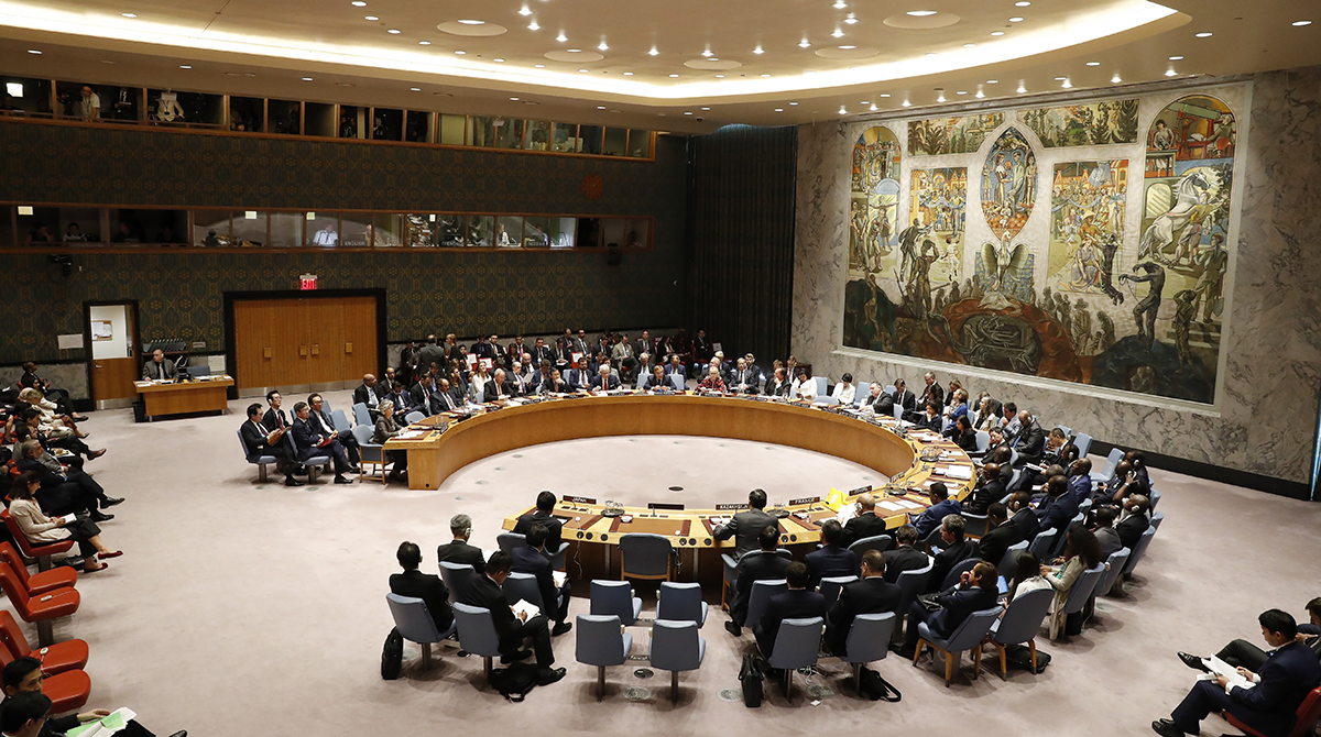 Vista general de una reunión del Consejo de Seguridad de la ONU. Foto de archivo EFE